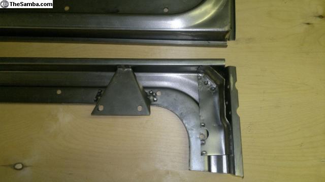 Split/Early Oval Ribbed Door inner repair panel